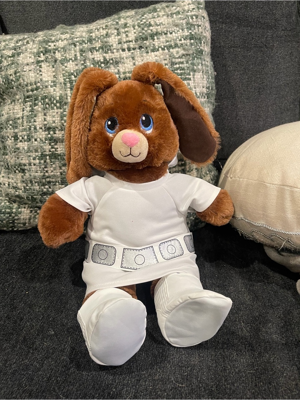 Build a bear bunny with Princess Leia outfit